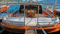 BARON II view from transom BARON II view from transom